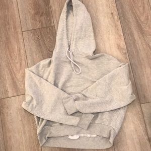 Cropped grey hoodie from garage